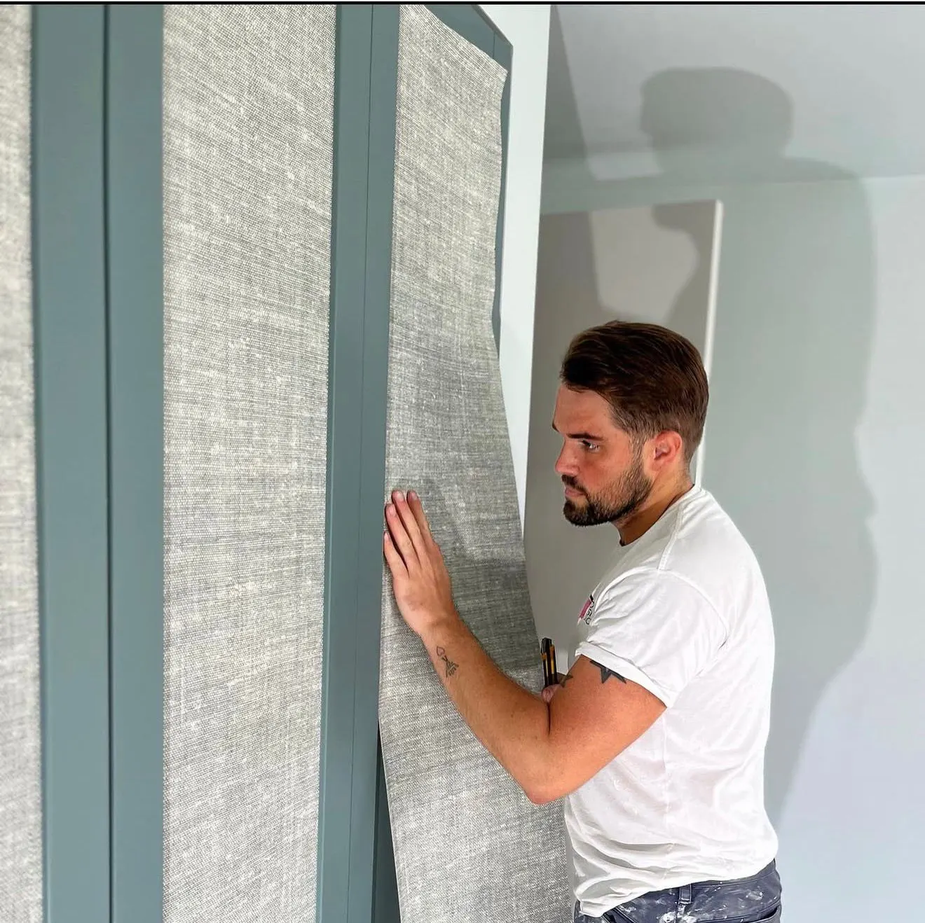 Crisp painted finish on interior woodwork