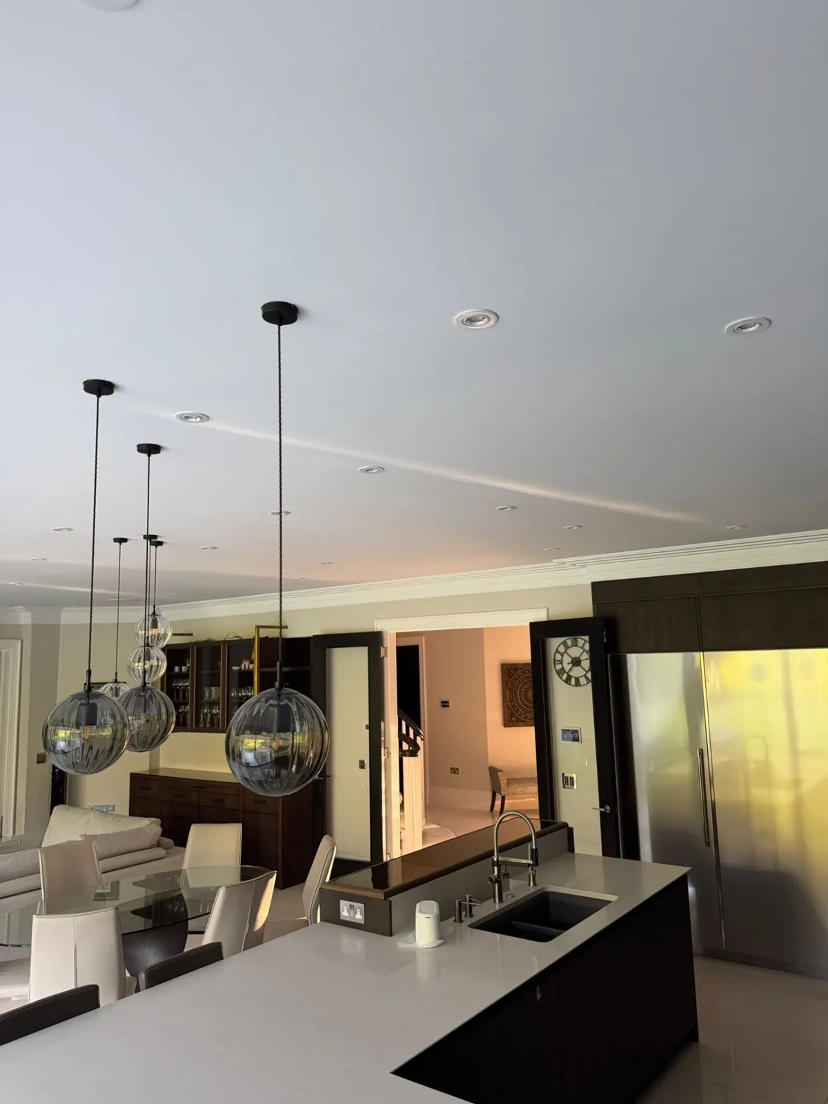Freshly painted and decorated interior by Underwood Decor